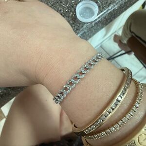 14k diamond bracelet